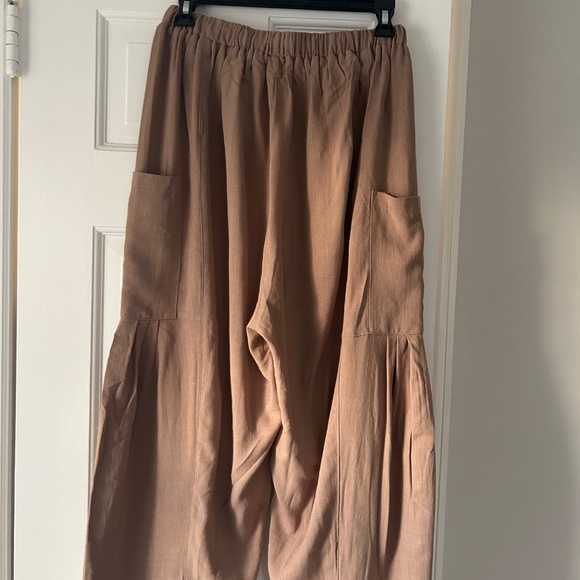 Wide leg loose fit draw string pants size small - Picture 5 of 6